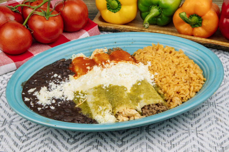 Enchiladas Tri Color